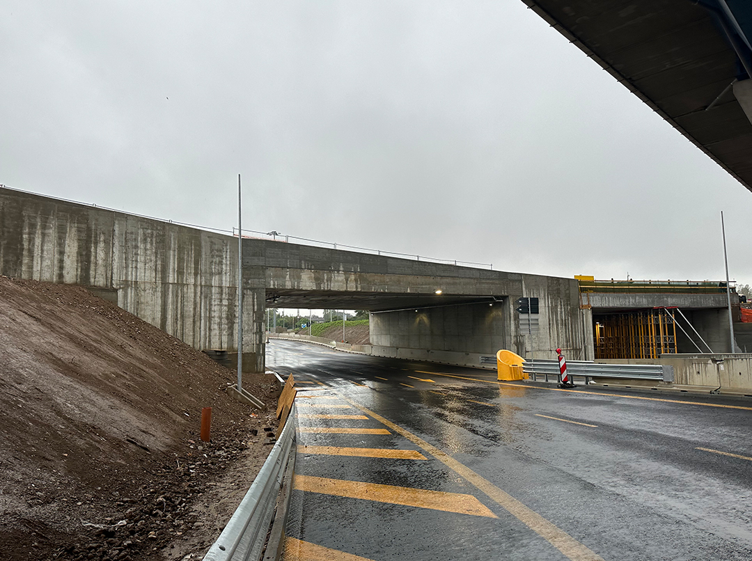 Committente:ARIA Progetto: Riqualificazione Rotonda Bergamo, svincolo A4 Esecutore dei lavori: SUARDI spa