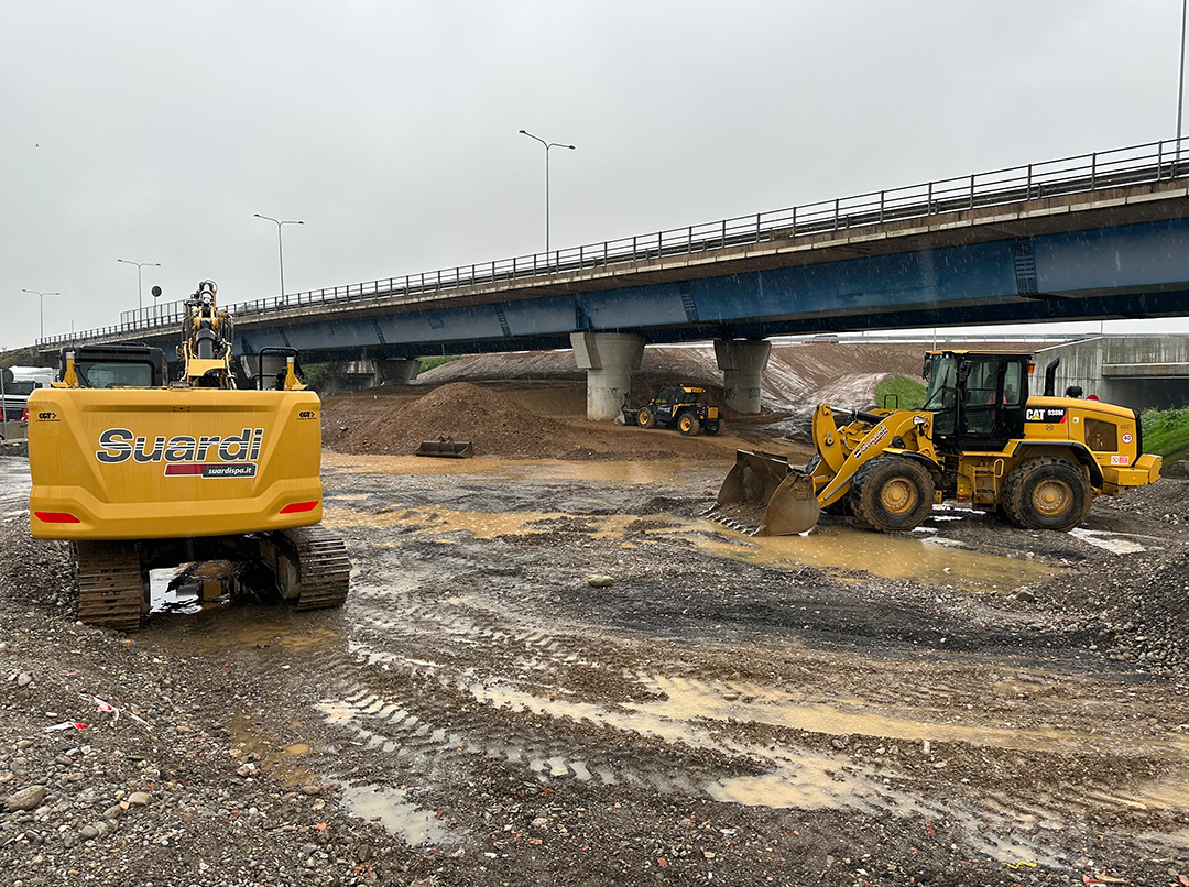 Committente:ARIA Progetto: Riqualificazione Rotonda Bergamo, svincolo A4 Esecutore dei lavori: SUARDI spa