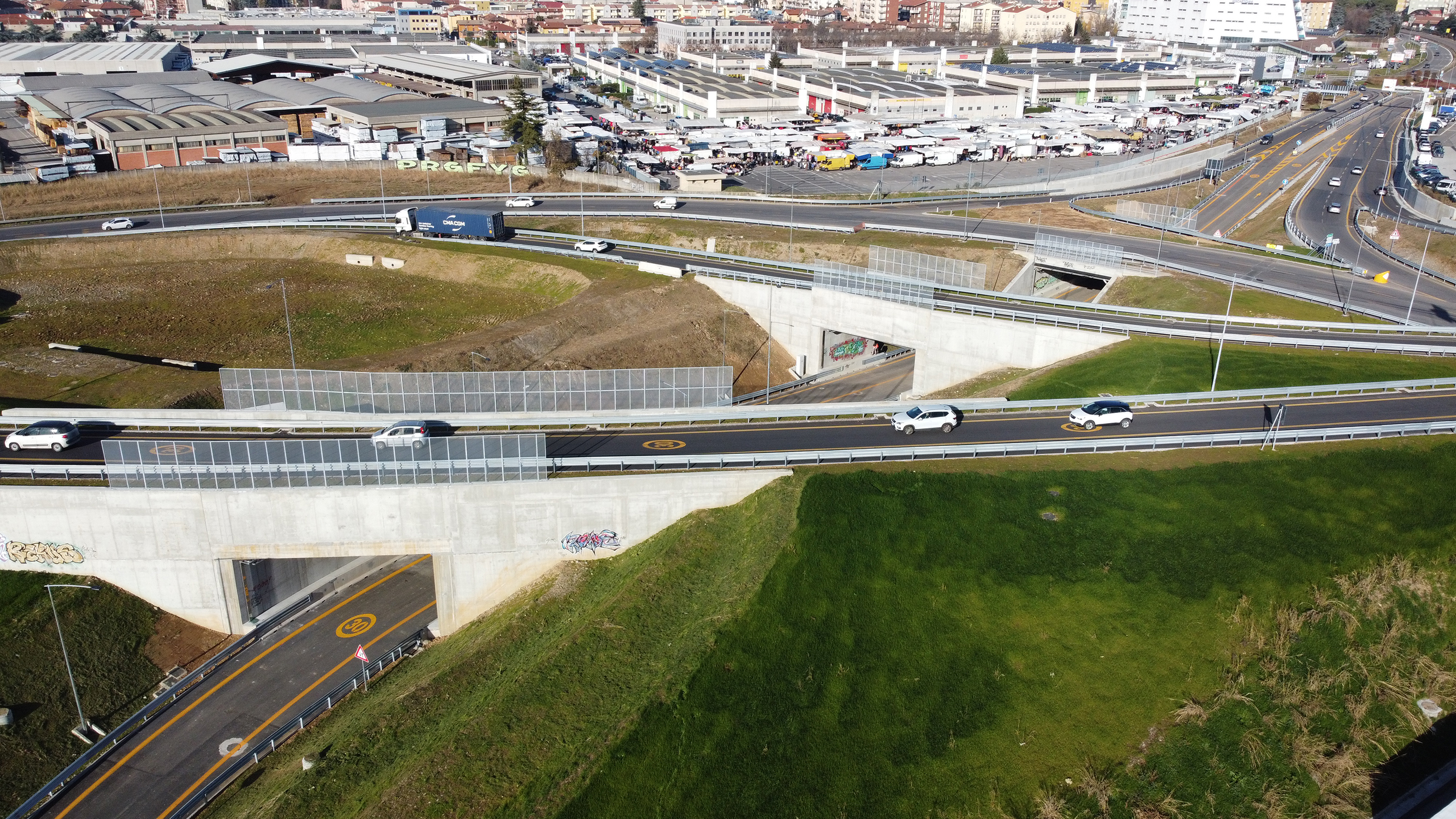 Committente:ARIA Progetto: Riqualificazione Rotonda Bergamo, svincolo A4 Esecutore dei lavori: SUARDI spa Dicembre 23