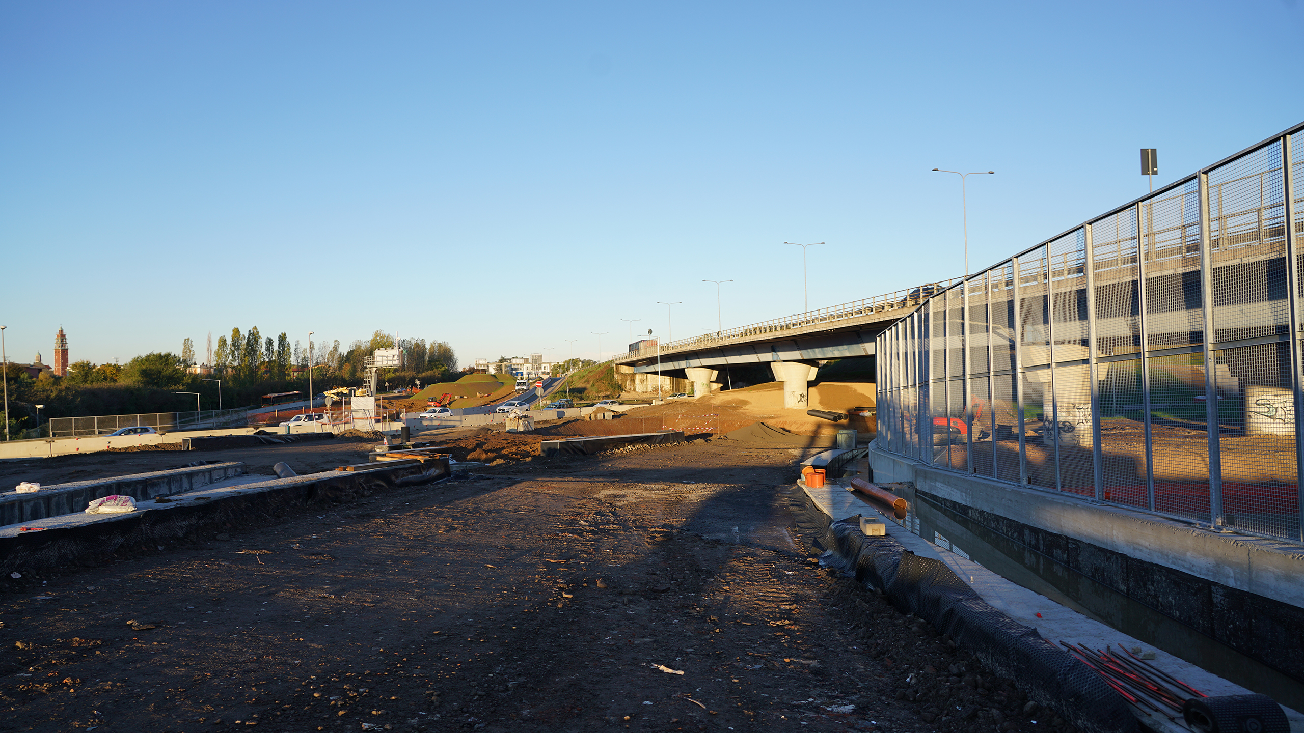 Committente:ARIA Progetto: Riqualificazione Rotonda Bergamo, svincolo A4 Esecutore dei lavori: SUARDI spa