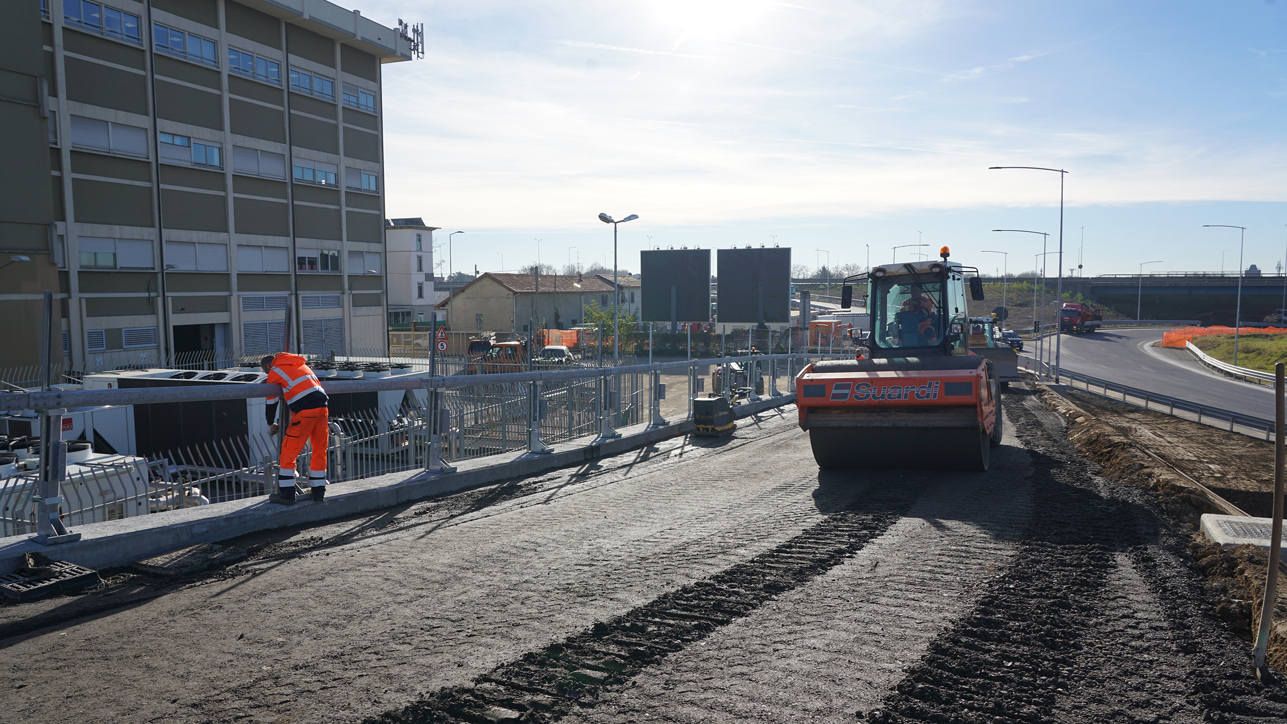 Committente:ARIA Progetto: Riqualificazione Rotonda Bergamo, svincolo A4 Esecutore dei lavori: SUARDI spa Dicembre 23